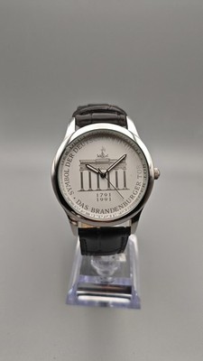 Richard Borek Brandenburger Tor Herren Armbanduhr, Quartz Werk, 40mm Durchmesser