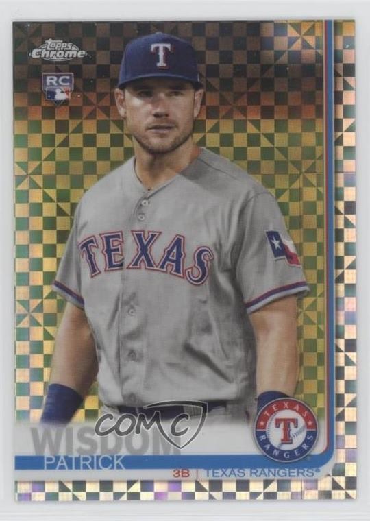 2019 Topps Chrome Mega Box X-Fractor Patrick Wisdom #146 00br