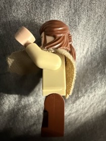 LEGO Star Wars Qui-Gon Jinn Poncho Reddish Brown Beard Minifigure SW0651 75096