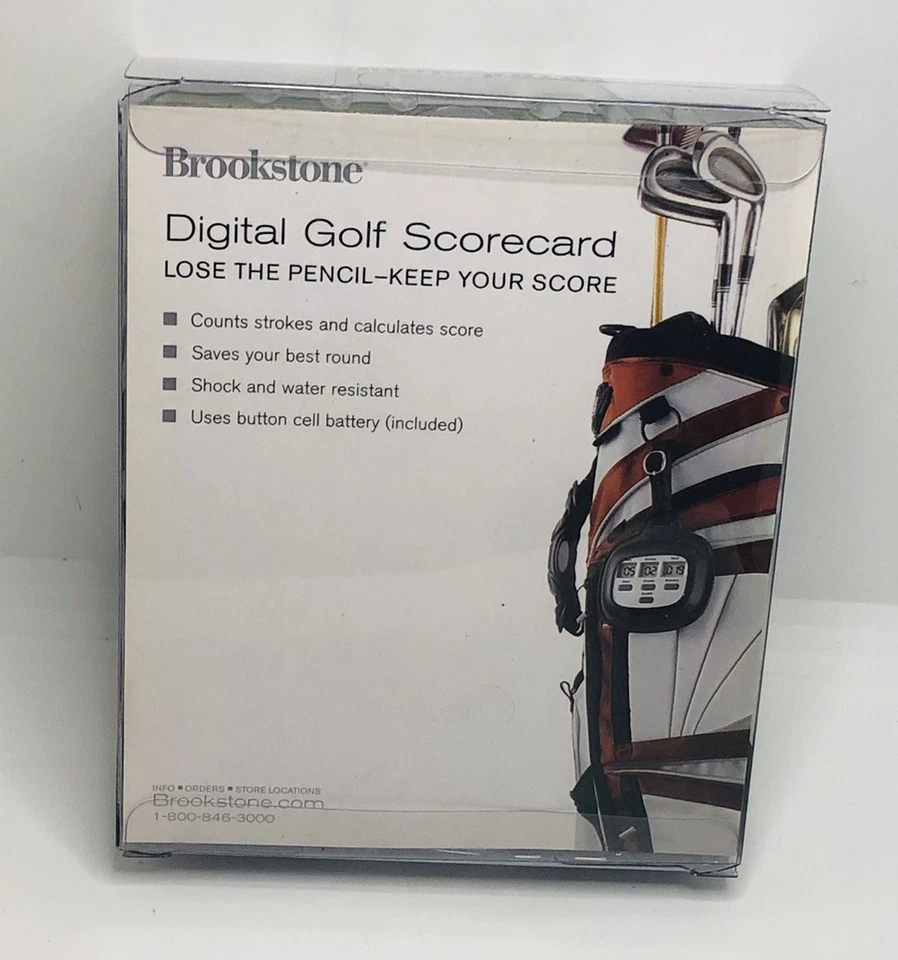 Tarjeta de puntuación de golf digital Brookstone nueva Foto 2 de 3