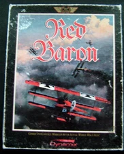 1991 RED BARON World War 1 GAME by Dynamix Sierra IBM 3.5 (3) MS DOS Disks Maps