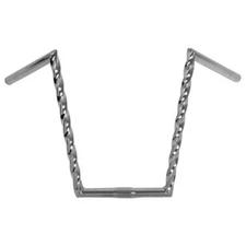 Original OG Lowrider 15" V-Square Twisted Bicycle Handlebar 25.4mm Clamp Chrome