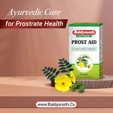 2 X Baidyanath Prostaid 50 tablets Useful in Enlarged Prostate Free Shipping
