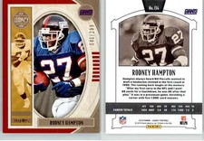 Rodney Hampton 2019 Legacy Red #134 /299 Giants