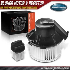 HVAC Heater Blower Motor & Resistor for Dodge Mercedes-Benz Sprinter 2500 3500