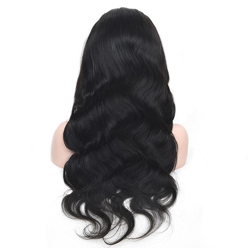 Full Lace Wig Brazilian 100% Human Virgin Hair Silky Straight Body Wave 12-28" - Picture 4 of 10