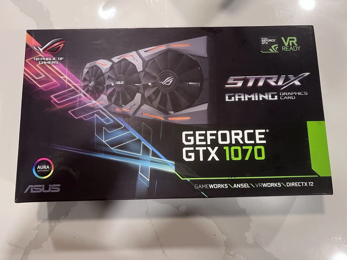 ASUS NVIDIA GeForce GTX 1070 8 GB Memory Computer Graphics Cards