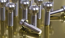 Polished Quality Titanium Split Rim BBS Wheel Bolts M7x24mm 12point Socket 60pcs