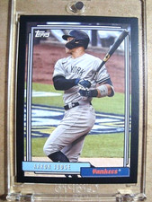 2021 Aaron Judge Topps Update 1992 Topps Redux Black Boarder /25 MINT 🔥🔥🔥