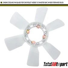 Engine Cooling Fan Blade for Chevrolet GMC W3500 W4500 W5500 Isuzu FSR FTR Front