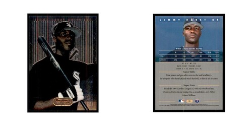 1995 Bowman's Best Jimmy Hurst Baseball Cards #70 - Picture 3 of 3