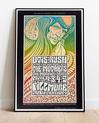 Frank Zappa Mothers Otis Rush 1967 / XXL Poster - 36''x24'' (#956)