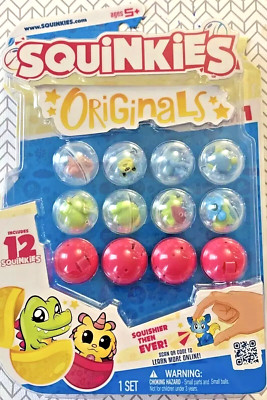 Squinkies Originals Friends And Animals Squishies 12 Pack NEW & SEALED