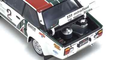 KYOSHO 1:18-scale Fiat 131 Abarth 1978 Monte Carlo # 2 - | eBay