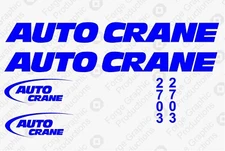 Fits Auto Crane 2703 Crane Truck Replacement Stickers Graphics