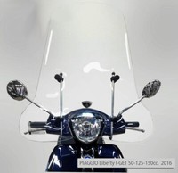 Windschutzscheibe Mit Erweiterung FüR Piaggio 50 125 150 200 2004 2005 2006 2007