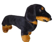 Melissa And Doug Plush Black and Tan Dachshund Doxie Stuffed Animal Toy Dog 20"