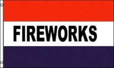 3x5 FireWorks 4th of July Flag 3'x5' House Banner US SELLER  1 