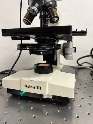 Bausch and Lomb Cambridge Leica Galen 3 Trinoc Phase Contrast Microscope - Picture 2 of 22