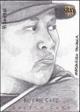 2014 SBAY Original Art Sketch Card by Brent Naughton - Masahiro Tanaka [1/1]