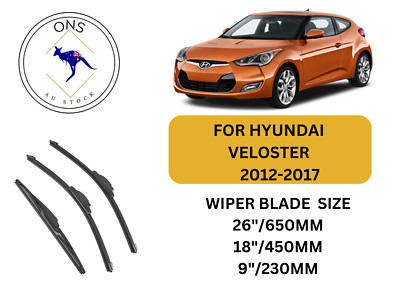 WIPER BLADES FOR HYUNDAI VELOSTER 2012-2017 eBay