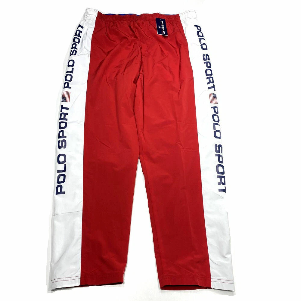 NWT Ralph Lauren Polo Sport Windbreaker Track Pants XL Spellout Streetwear  $125