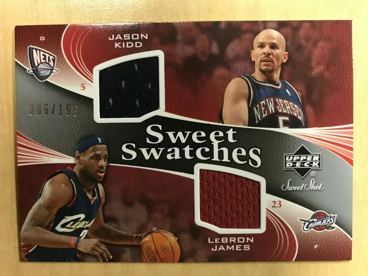 2006-07 Upper Deck Sweet Spot LeBron James & Jason Kidd Dual Game Jersey /199