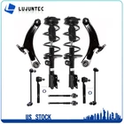 10 Pieces For 2008-2012 Nissan Rogue Front Struts & Lower Control Arms & Tie Rod