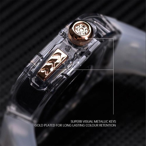 Pasek Guma 49mm 45mm Mod Kit Case Przezroczysty PC Fr Apple Watch Ultra 2 9 8 7 6 - Zdjęcie 15 z 58
