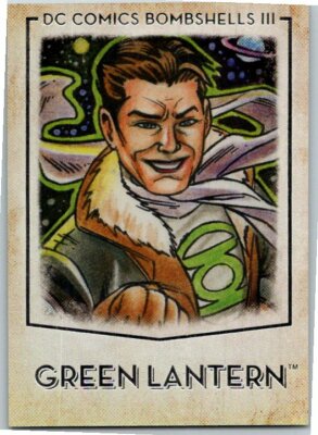 2019 Cryptozoic DC Bombshells Series III 3 Rainbow Card #30 Green Lantern 