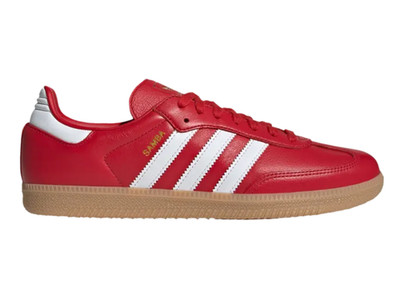SIZE 10.5 MENS - NEW Adidas Samba OG 'Fourth of July Pack - Scarlet' JR0881