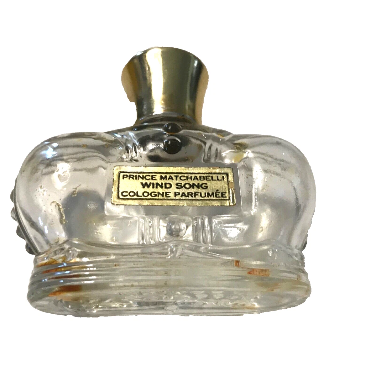 プリンスマチャベリ⭐ANTIQUE　BOTTLE Prince Matchabelli Crown In Collectible Commercial Perfume Bottles