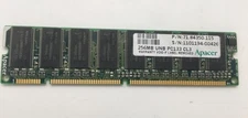 Memory, apacer p/n: 71.84350.115 256mb unb pc133 cl3
