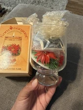 Flam Buoyants Enchanting Floating Flame Holiday Candle New In Box