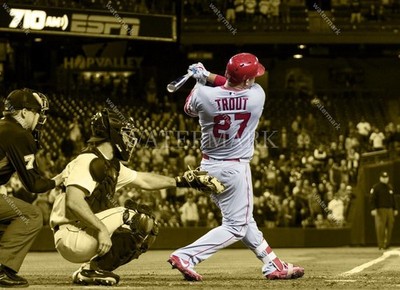 DF419 Mike Trout Angels 8x10 11x14 16x20 Photo