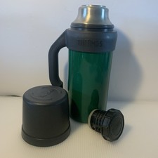 Termo verde oscuro tornillo superior y cubierta/taza