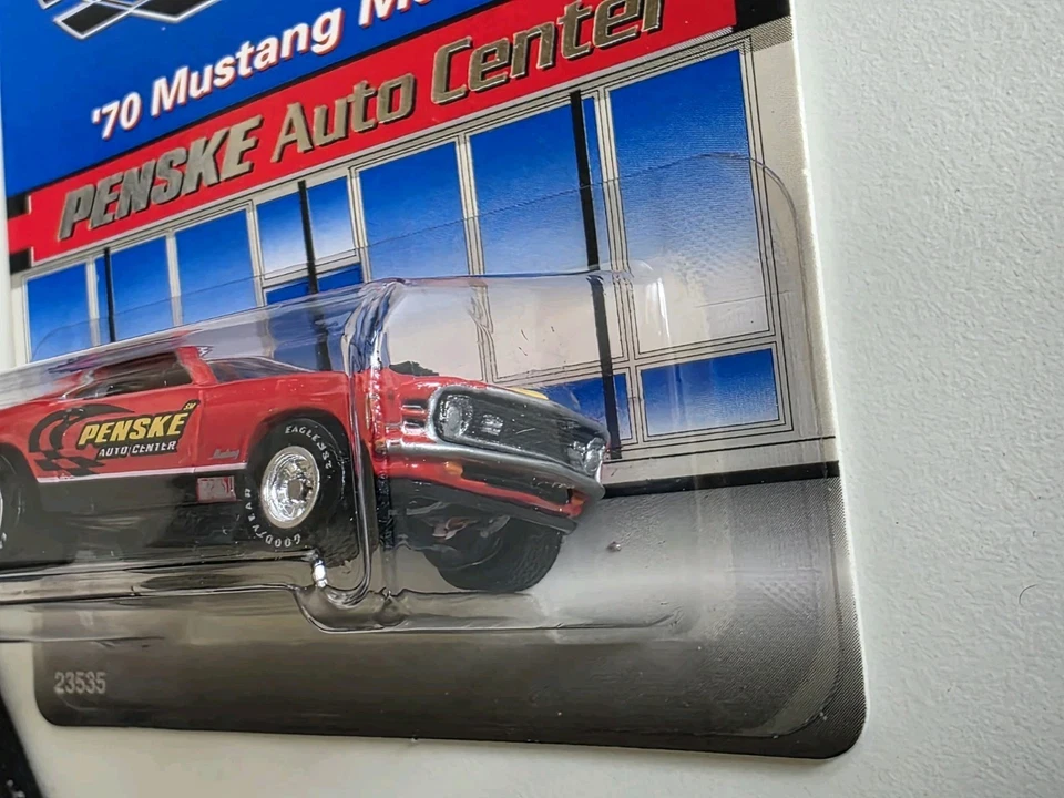 Vintage, Retro Hot Wheels '70 Mustang Mach 1 - 1999 Penske Auto Center Promo Car - Image 4 of 4