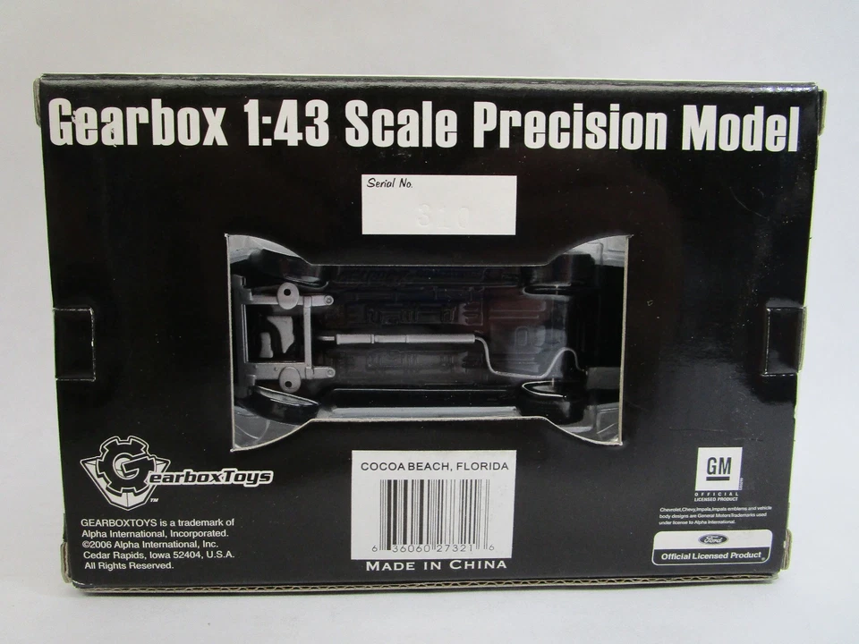 Gearbox Chevy Impala Diecast 1:43 Scale Cocoa Beach Florida Police Department - Image 4 of 4