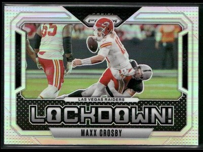 2024 Panini Prizm #1 Maxx Crosby Lockdown Silver Prizm