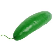 Lifelike Fake Green Cucumber Plastic Vegetable Prop for Home Party Decoration