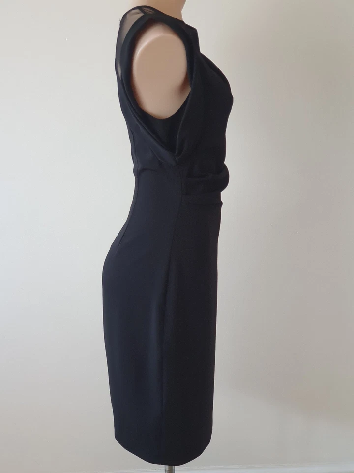 Hoss Intropia size 40 (10) black events dress - image 2 of 4