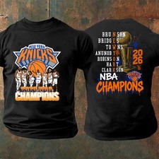 New York Knicks 2026 NBA Champions Commemorative T-Shirt