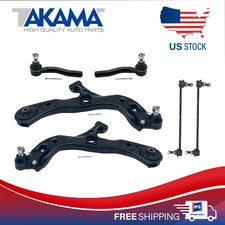 6pcs Control Arms+ Outer Tie rod ends+ Stabilizer links for 18-22 Toyota CHR