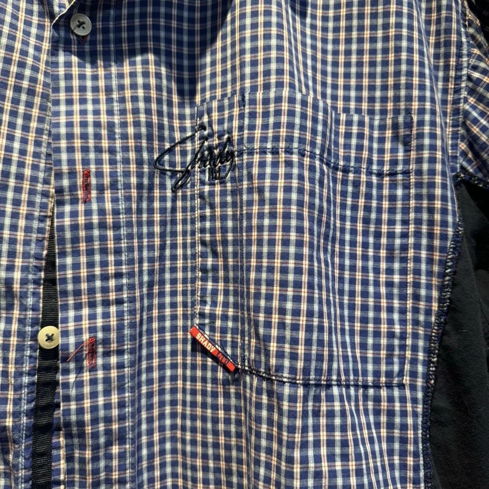 Shady Limited Edition Mens Plaid Shirt Short Sleeve Large Eminem Y2k Rap Hip Hop - Image 3 of 4