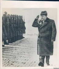 1953 Military Uniform Guards Standing Vintage Clothing History Photo 7X9
