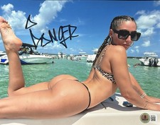 Abella Danger Signed 8x10 Photo Sexy Hot BAS COA Autograph