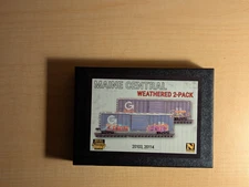 micro-trains line N scale MAINE CENTRAL weathered two pack