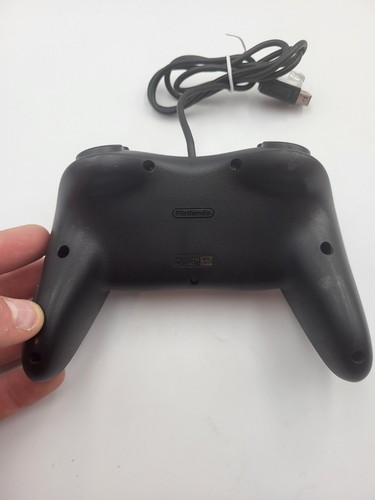 Nintendo Wii Official Classic Pro Black Controller Pad Wired Handheld RVL-005 - Picture 5 of 7
