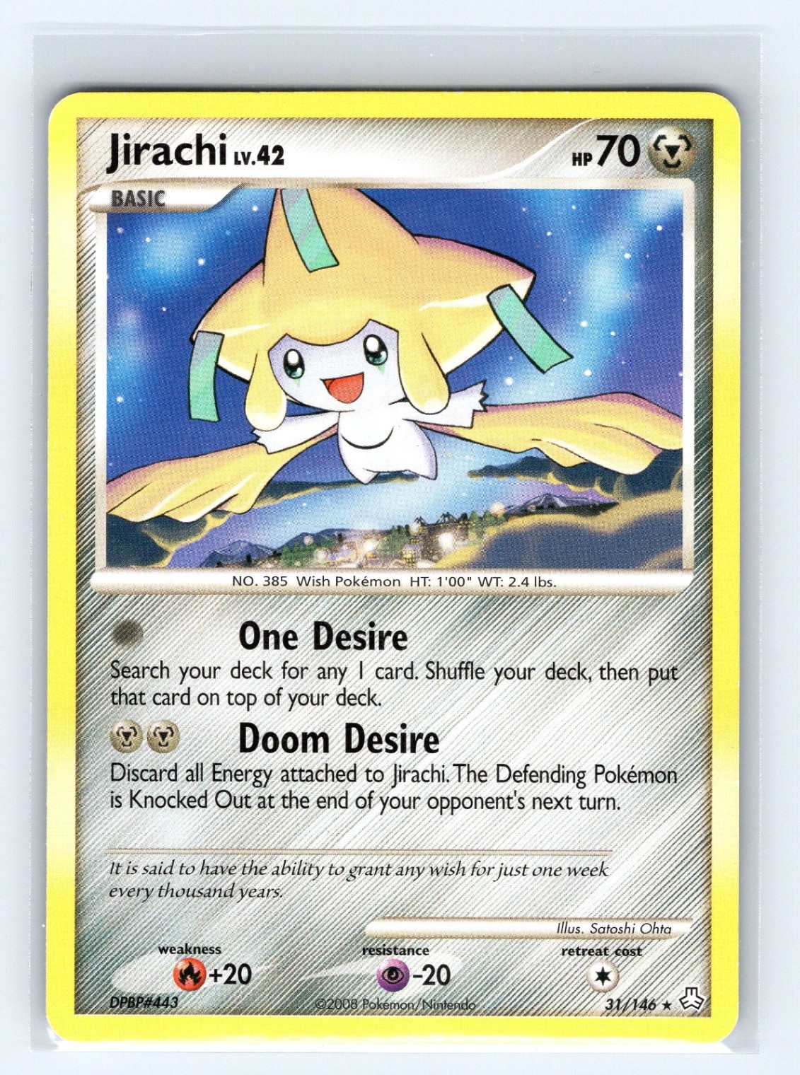 Jirachi Rare Legends Awakened 31/146 LP