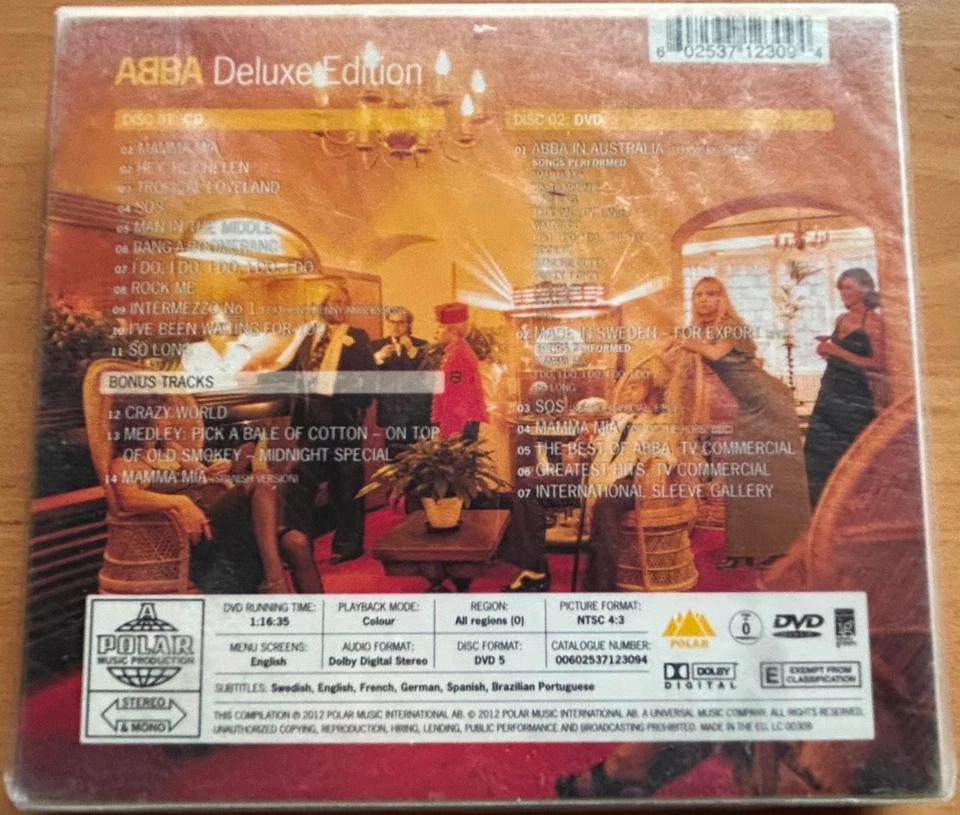 ABBA - s/t ABBA - CD + DVD - Deluxe Edition 2012 - Digipak - NEU/OVP/SLD.! - Bild 2 von 3